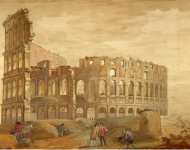 Clerisseau Charles-Louis Colosseum in Rome  - Hermitage